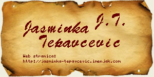 Jasminka Tepavčević vizit kartica
